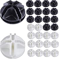 TANGGER 60PCS Conectores de Plástico para Estanterías Gabinetes de Almacenamiento Modulares DIY Estantería de…